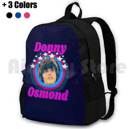 Star Tribute : Donny Osmond Outdoor Hiking Backpack Riding Climbing Sports Bag Osmonds Donny Osmond Music Classic Pop Music Tv