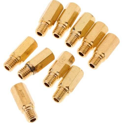 10x Carburetor Main Jets Needle Set For PWK PE Keihin OKO Carb