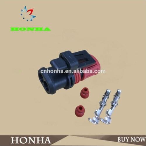 1337245-3 high quality PA66 2pin AMP Tyco Wire Harness Electrical Waterproof Connector Auto Connector