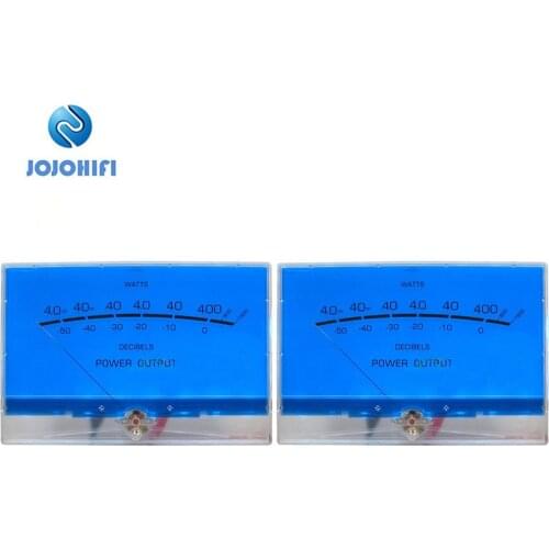 2pcs P-200 Big Size 200*195mm Classic Lake Blue VU Meter Class A Amplifier Amplifier DB Meter Level Meter Audio Power Meter Head
