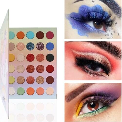 30 Colors Large-Pan Pearl Matte Eyeshadow Palette Repair Makeup Eyeshadow
