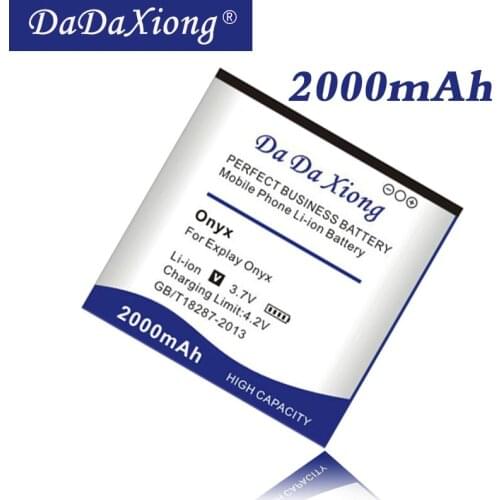 DaDaXiong 2000mAh Explay Onyx Battery For Explay Onyx Cell Phone Battery
