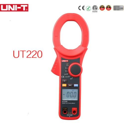 UNI-T UT220 2000A Digital Clamp Meters Measure Multimeters Auto Range Resistance
