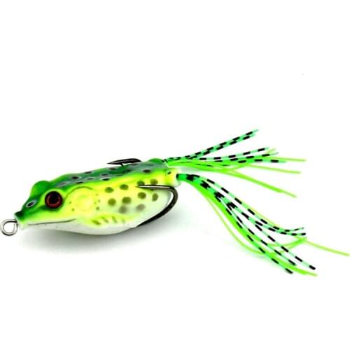 HENGJIA 1PC New Type Of Frog Black Fish King 6CM 12G 5 Colors Top Water Fishing Lure