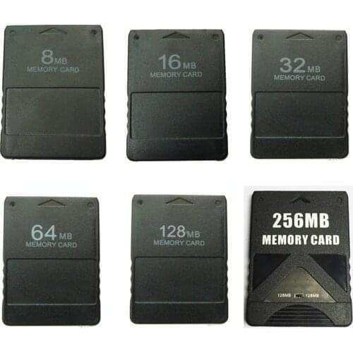 8 16 32 64 128 256MB Memory Card for Sony for PS2 for PlayStation 2 high speed memory card