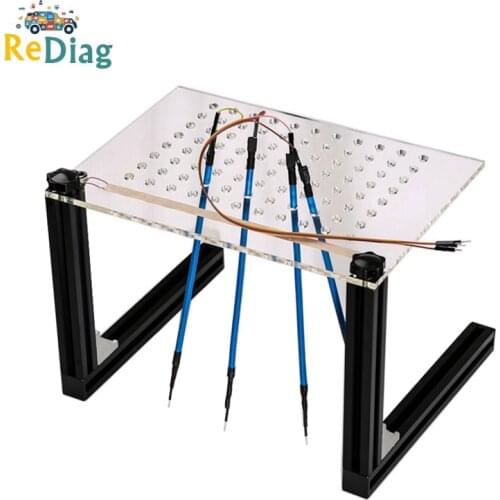 LED BDM Frame Pro Mesh Assistant With 4 Probe Pens Works For FGTECH/BDM100/Dimsport BDM Adapters ECU Remap Bracket