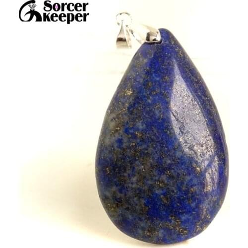 Mens Bijoux Blue Lapis Lazuli Beads Necklaces & Pendants Natural Stones Beads for Jewelry Making Accessories Womens Gift BD752