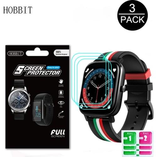 3PCS Soft TPU Hydrogel Guard Film For COLMI P12 SmartWatch Full Coverage Screen Protector HD Clear Ultra-thin LCD Film Not Glass
