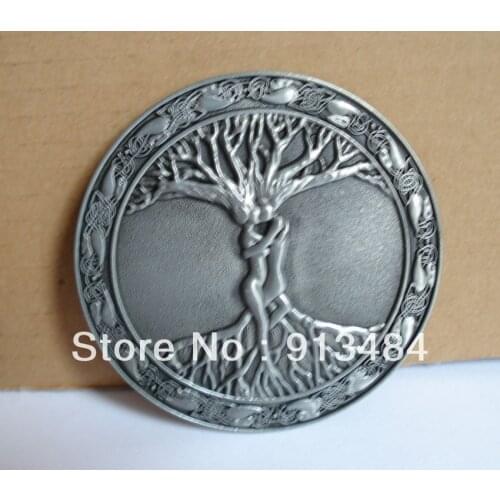 New belt buckle with pewter finish JF-B439 suitable for 4cm wideth belt