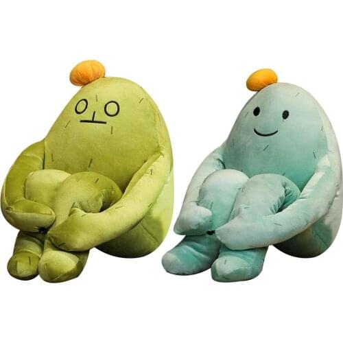 60/80/100cm New Plush Toy Cure Dolls Cactus Man Plush Toys Korea Popular Appease Dolls Soft Pillow Birthday Gifts Children Baby