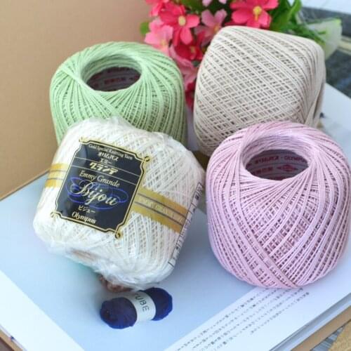 OLMYPUS EMMY GRANDE BIJOU cotton lace line Woven Crochet hook /Shuttle 25g/roll