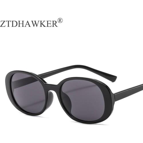 Fashion Trend of New Small oval Men and Women Sunglasses Luxury High Quality Designer Glasses