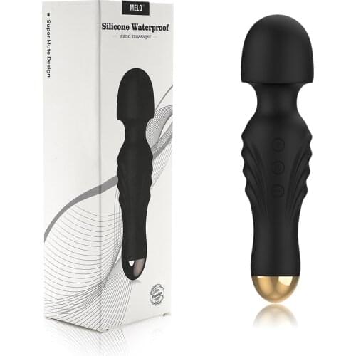 Rechargeable Personal Wand Massager, Wireless with 24 Vibration Patterns 8 Multi-Speed - Whisper Quiet, Waterproof, Handheld