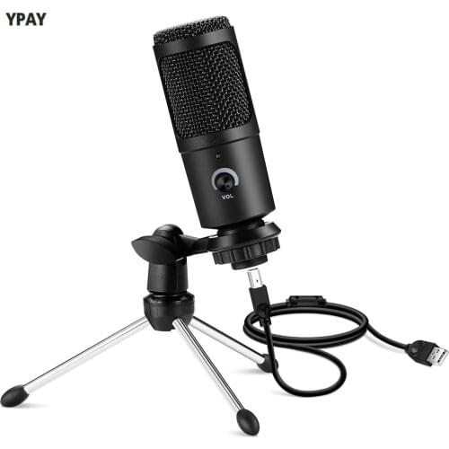 USB Microphone Professional Condenser Microphones For PC Computer Laptop Recording Studio Singing Gaming Streaming Mikrofon