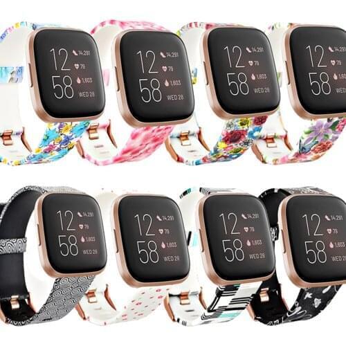 Replacement Band For Fitbit Versa 2 Soft Silicone Waterproof Wrist Accessories Watch Strap For Fitbit Versa band Wristband Brace