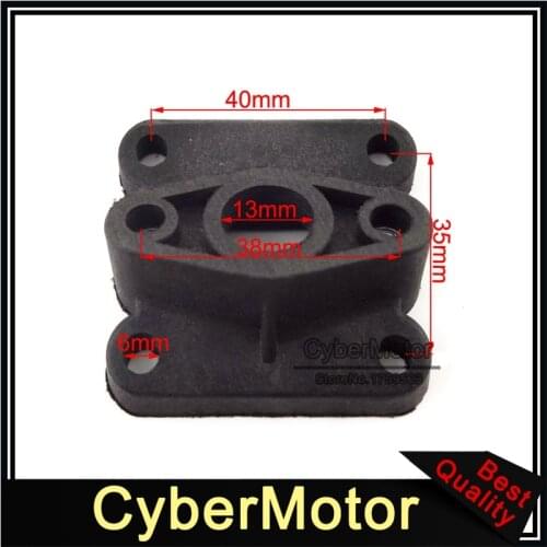 Intake Pipe Inlet Manifold For 2 Stroke 47cc 49cc Engine Carburetor Carb Pocket Dirt Bike Minimoto Kids Moto ATV Quad 4 Wheeler