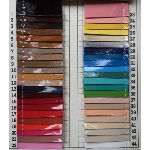 High-quality 1.0mm thickness Glossy surface microfiber PU leather material