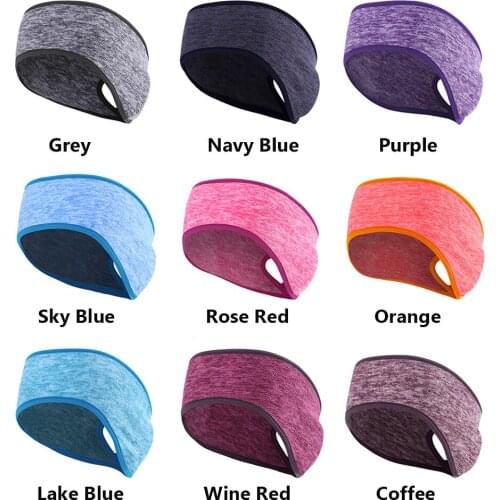 1Pc Winter Sweatband Ear Warmer Women Girls Fleece Ear Cover Hair Bands running cycling, skiing Outdoor Sports yoga Headscarf