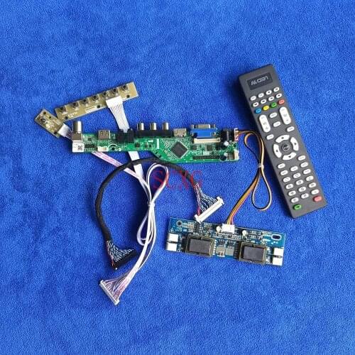 1280*1024 AV VGA USB HDMI-compatible Signal Analog 4CCFL Kit Screen drive board 30 Pin LVDS Fit HSD190ME12/HSD190ME13/HSD190MEN3