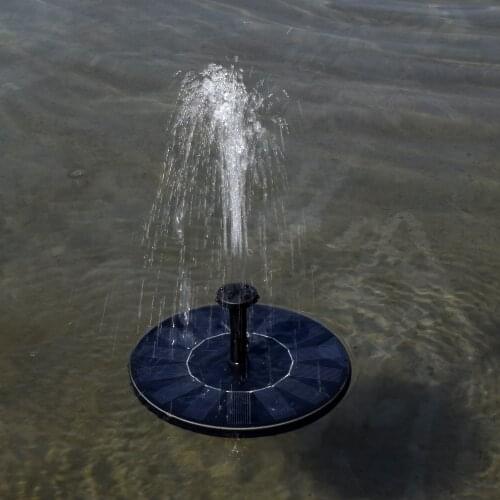 Hot sale new arrival 7V Floating Water Pump Solar Panel Garden Plants Watering Power Fountain Pool New Arrival