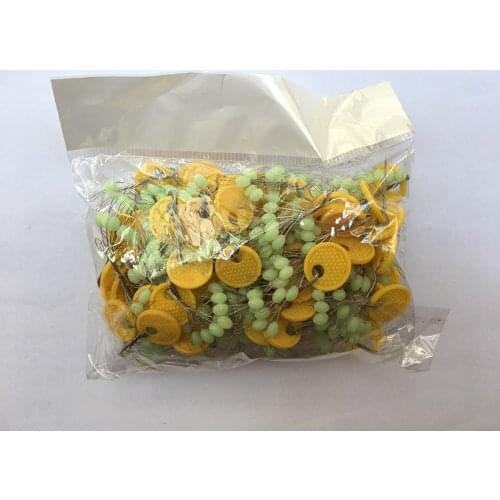 300Pcs 50Set Luminous Beads Float Fishing Line Stoppers for Sea Carp Fly Bait Oval Flotador Connector Bobber Positioning Bean