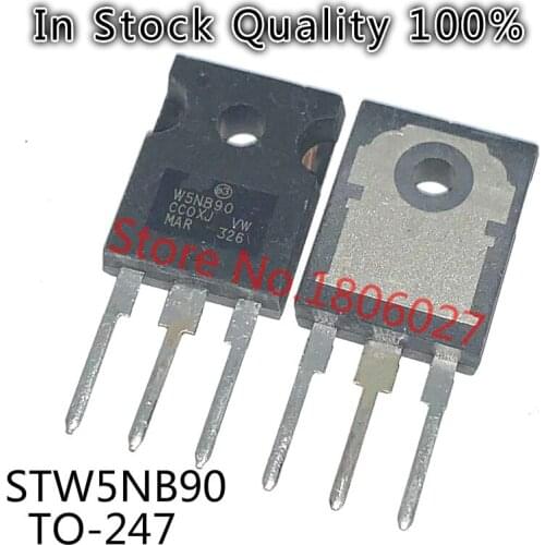 5PCS/lot W5NB90 STW5NB90 TO-247 900V 5.6A Spot hot sale