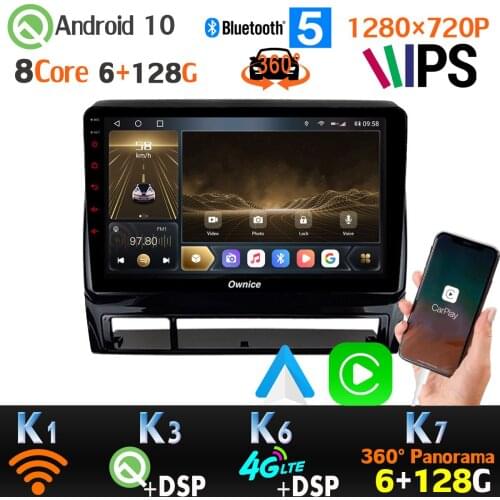 PX6 4G+64G 1280*720P Android 10 For Toyota Tacoma Hilux 360 Panoramic Camera HDMI GPS Radio Car Multimedia Player CarPlay SPDIF