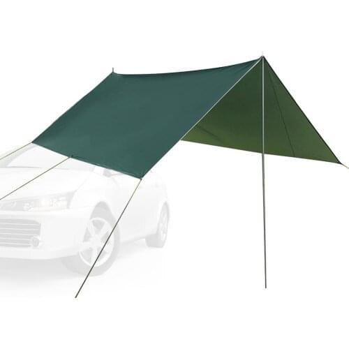 Car Awning Car Side Awning Shade Windproof Auto Side Tent SUV Canopy Rainproof Car Shelter Beach Umbrella Travel Camping Tent