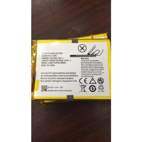 Jinsuli 5pcs 3.8V 2200mAh Li3822T43P3h786032 Orbic Orbic-RC-501L / ZTE Blade V6 ZTE Blade D6 / ZTE Blade X7 Battery