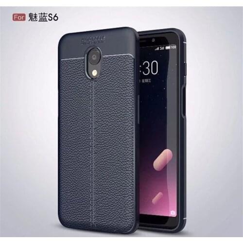 Carbon Fiber TPU leather Case for Me izu M6s mblu S6 Soft Full Cover Silicone shockproof Back Cover For Meilan Mbu S6 case
