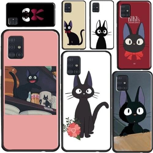 Jiji Cat Phone Case For Samsung A71 A51 A41 A31 A11 A12 A32 A52 A72 A20e A21S A02S A10 A40 A50 A70