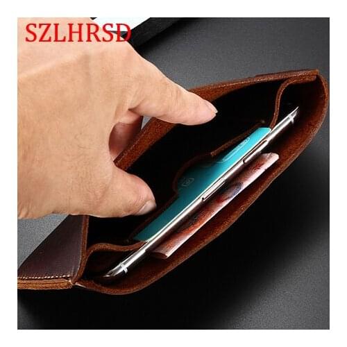 SZLHRSD Genuine Leather Wallet Case For Huawei P20/ Nova 2i/GR5 2017 /mate 10 mate9 /Nova 3i /P10 Plus /P8 Lite Pouch Cases bag