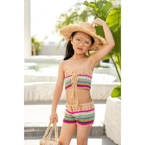 Crochet bikini Children's Swimwear And Swimming Trunks