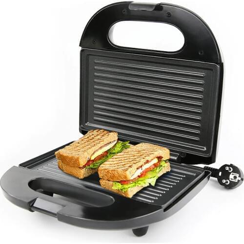 DMWD Home Electric Griddle Breakfast Machine Sandwich Hamburger Pancake Maker Baking Plate Bread Toaster Double-side Heating