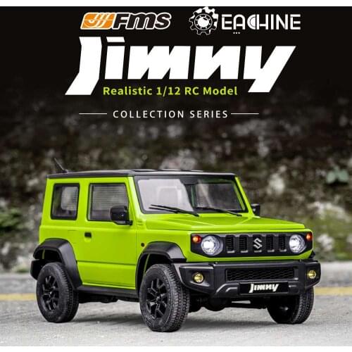 Eachine&FMS RC12002 RTR 1/12 RC Car with 2.4G Two Speed Transmission RC Crawler with LED Lights RC Model Enthusiasts For JIMNY