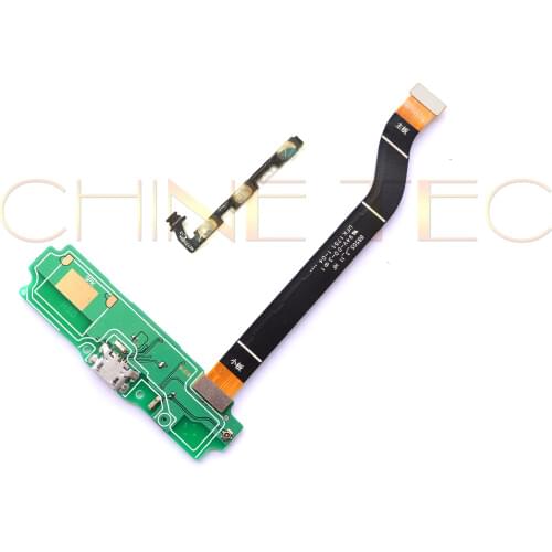 Power on/off main board connector flex USB charging charger connector flex cable microphone For Redmi 5A