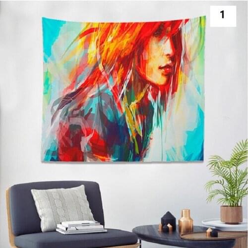 UBRUSH 145X210 CM Tapestries Plant Printed Wall Hanging Wall Decoration Tapestry Beach Mat For Living room bedroom Tapestries