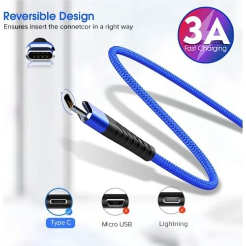 USB 3.1 Type C Cable Quick Charge USB C Cord for Samsung A32 A42 A52 5G Xiaomi Redmi Note 7 8 9 10 Pro mobile phone Data Cable