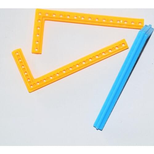 5/50pcs arm plastic bar rod rc car bracket robot arm rc car DIY toy part technology model parts baby toys for children