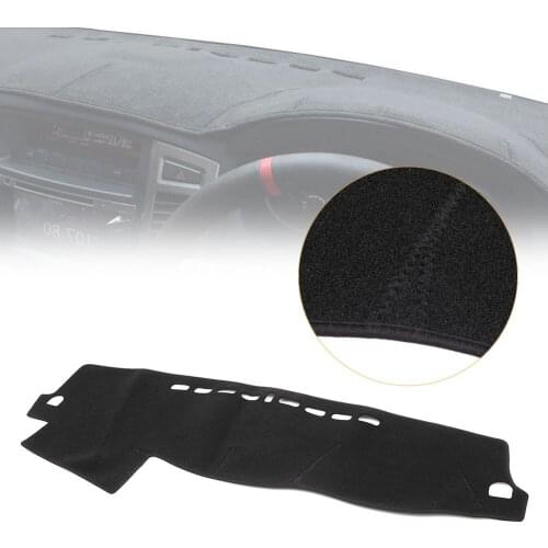 For Mitsubishi Pajero Car Dashboard Cover Black Protective Pad 2007 2008 2009 2010 2011 2012 2013 2014 2015 2016 2017 RHD
