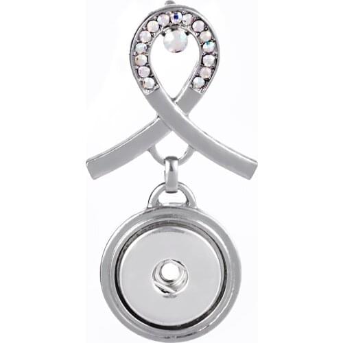 Fashion elegant Beauty pendant snap necklace 60cm chain fit 18mm snap buttons snap jewelry wholesale XL0201