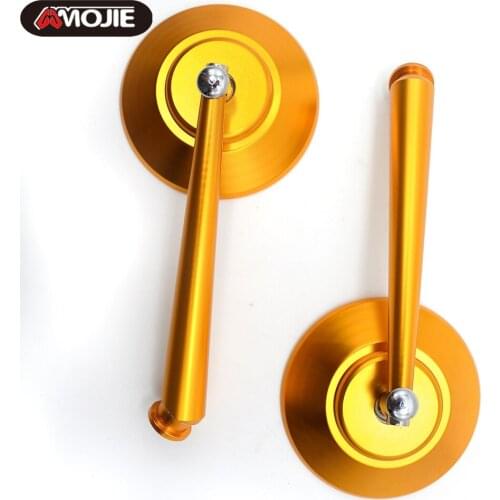 Motorbike Motorcycle Rearview Mirror Folding Side Mirrors CNC Aluminum Adjusting for KAWASAKI HONDA SUZUKI YAMAHA DUCATI bmw