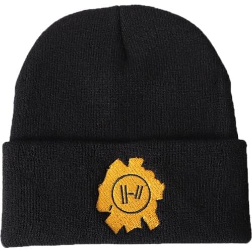 Twenty One Pilots Beanie Cap Knitted Hat Embroidery Cosplay Costume Accessories