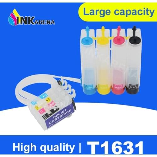 Continuous Ink Supply System CISS T1631 16XL Ink Cartirdge for Epson WorkForce WF- 2010W 2510WF 2520NF 2530WF 2540WF Printer Cis