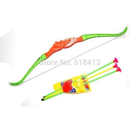 Hands arrow toy Soft Bullet Bow Catapult / Plastic Gun Hands Arrow Coordination Toys Childrens Unisex Gymnastics Sport