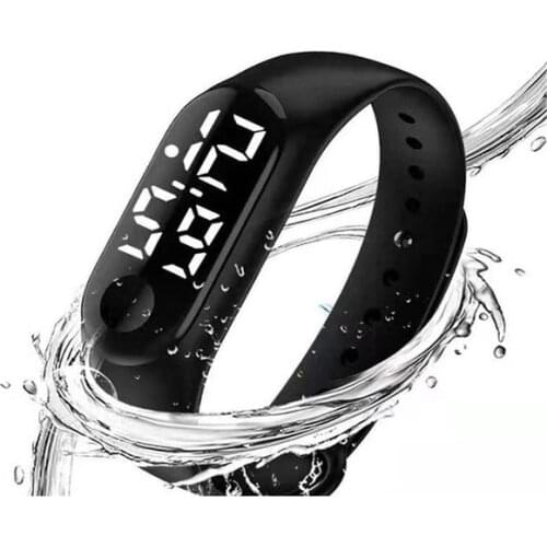 LED Electronic Luminous Sensor Watches Men Women Digital Silicone Strap Wristwatch Sports Yoga Bracelets Watches Kids Clocks