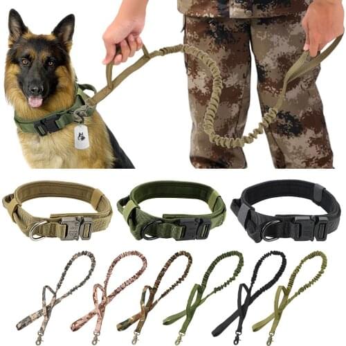 Tactical Bungee Dog Leash Quick Release Dog Military Dog Training Leashes Pet Leash Elastic Leads Rope Pet Products Handle