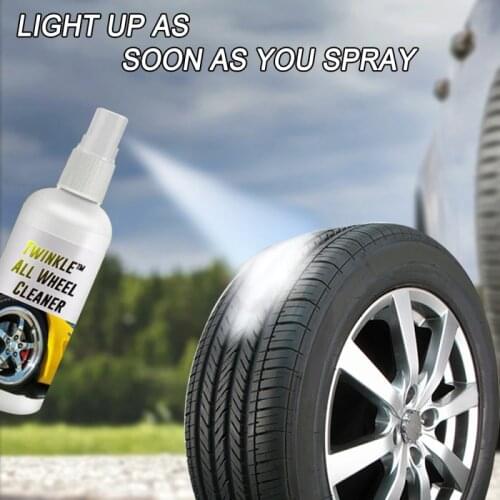 30/50ml Car Accessories Auto Motorcycle Universal Wheel Cleaner Spray Powerfully Remove Stains UV Protect Wax Clean