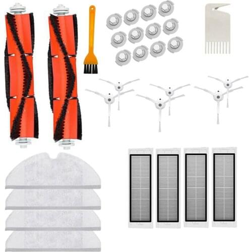 For Roborock S6 MAXV S6 PURE S6 S5 MAX S5 S4 E4 E35 E2 Xiaomi 1S Robot Vacuum Cleaner All Replace Parts Accessories Kits