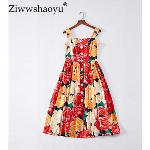 Летние платья на пуговицах Ziwwshaoyu China At AliExpress